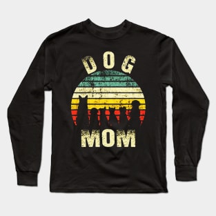 Vintage Dog Mom Long Sleeve T-Shirt